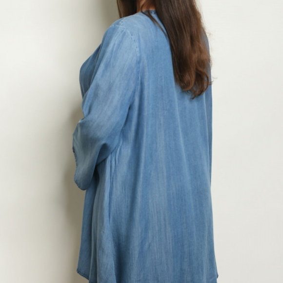 1 LEFT! 1X, 2X & 3X CHOKER DENIM DRESS! - Picture 8 of 8